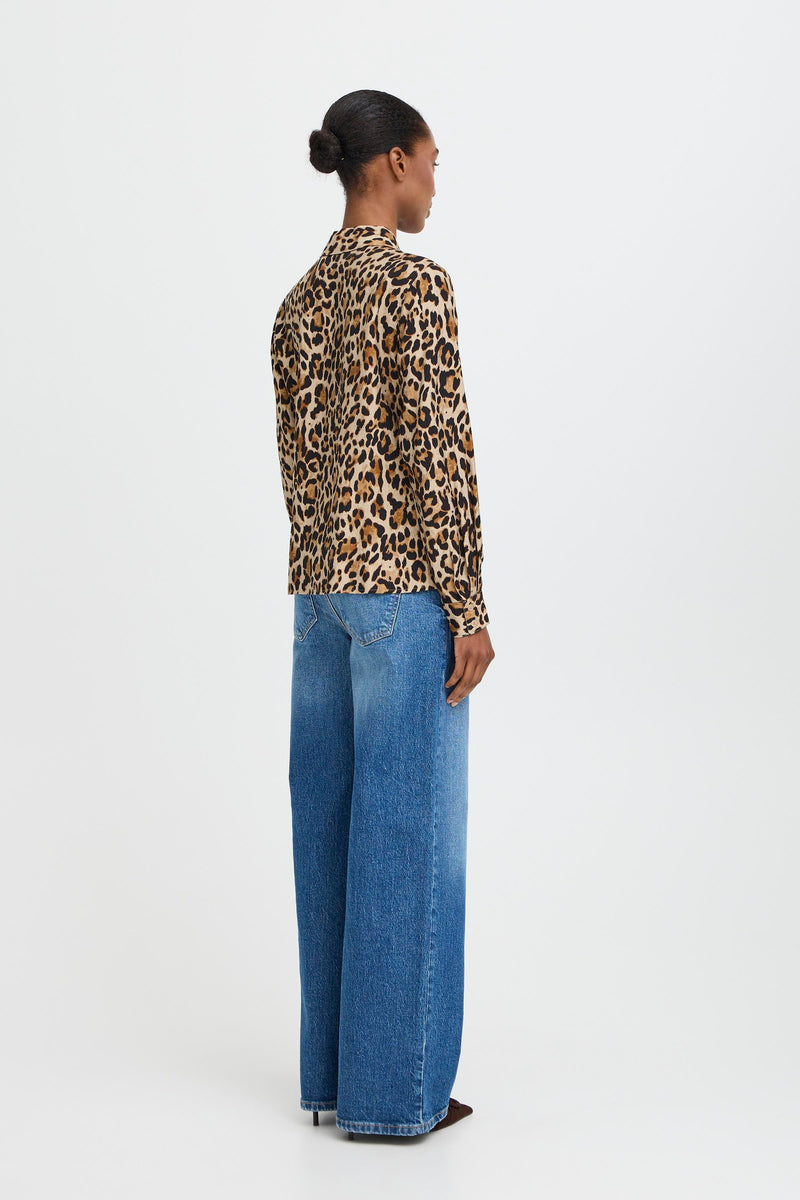 Ihamma Long Sleeve Shirt - Humus Leopord Mix