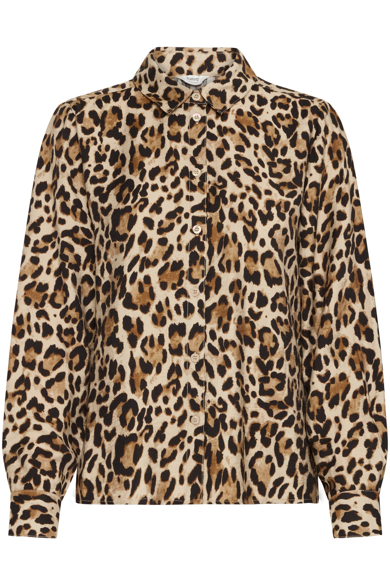 Ihamma Long Sleeve Shirt - Humus Leopord Mix