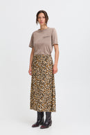 Ihamma Skirt - Humus Lepord Mix