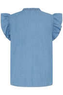 Kashe Blouse - Light Blue Denim