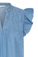 Kashe Blouse - Light Blue Denim