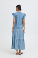 Kashe Blouse - Light Blue Denim