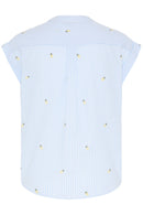 Isilas Shirt - Blue Stripe Pineapple
