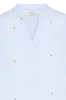 Isilas Shirt - Blue Stripe Pineapple