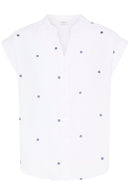 Isilas Shirt - Medieval Blue Flower