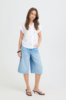 Isilas Shirt - Medieval Blue Flower