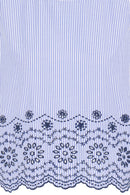 Inzi Top - Blue Embroidery
