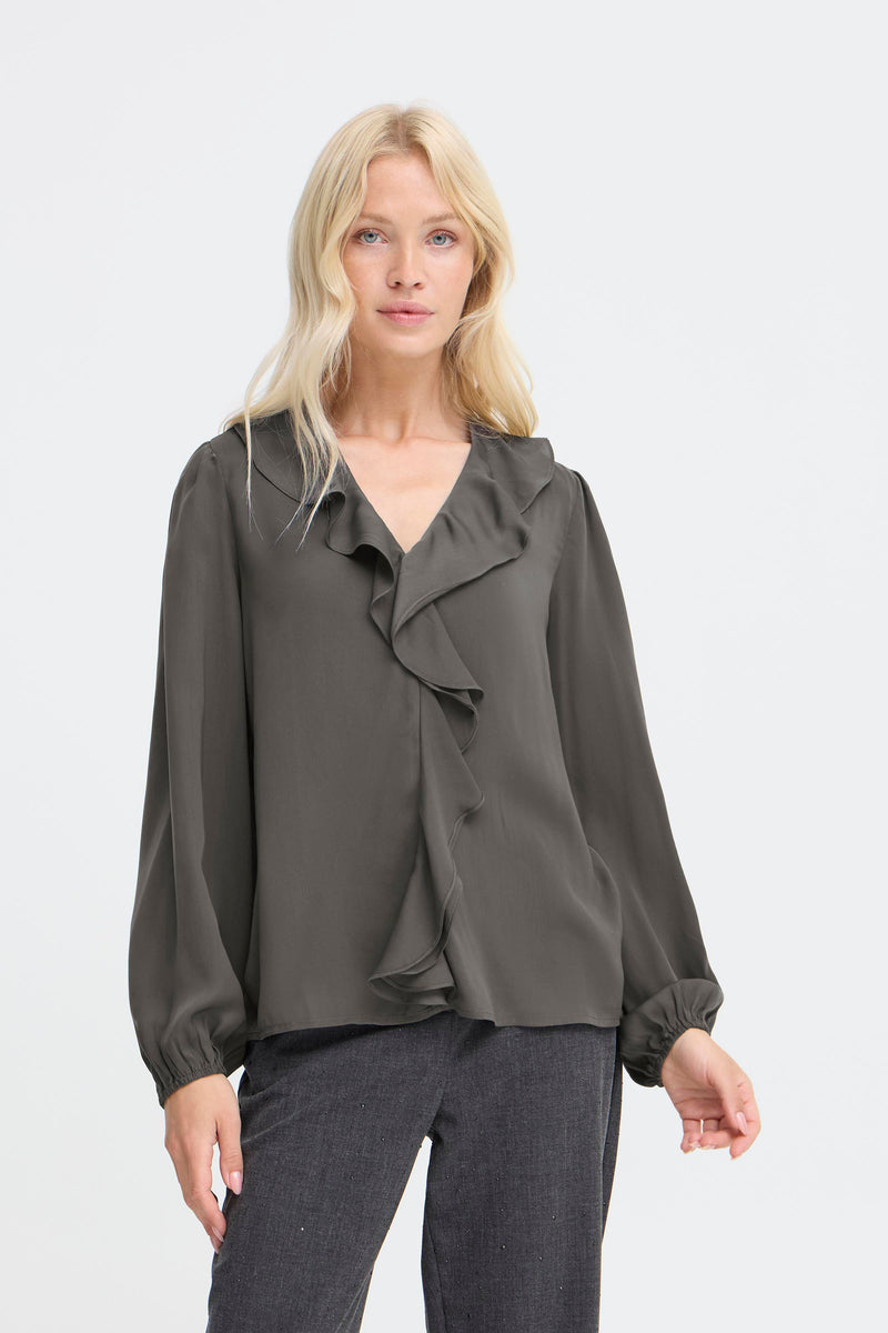 Igomi Blouse - Asphalt