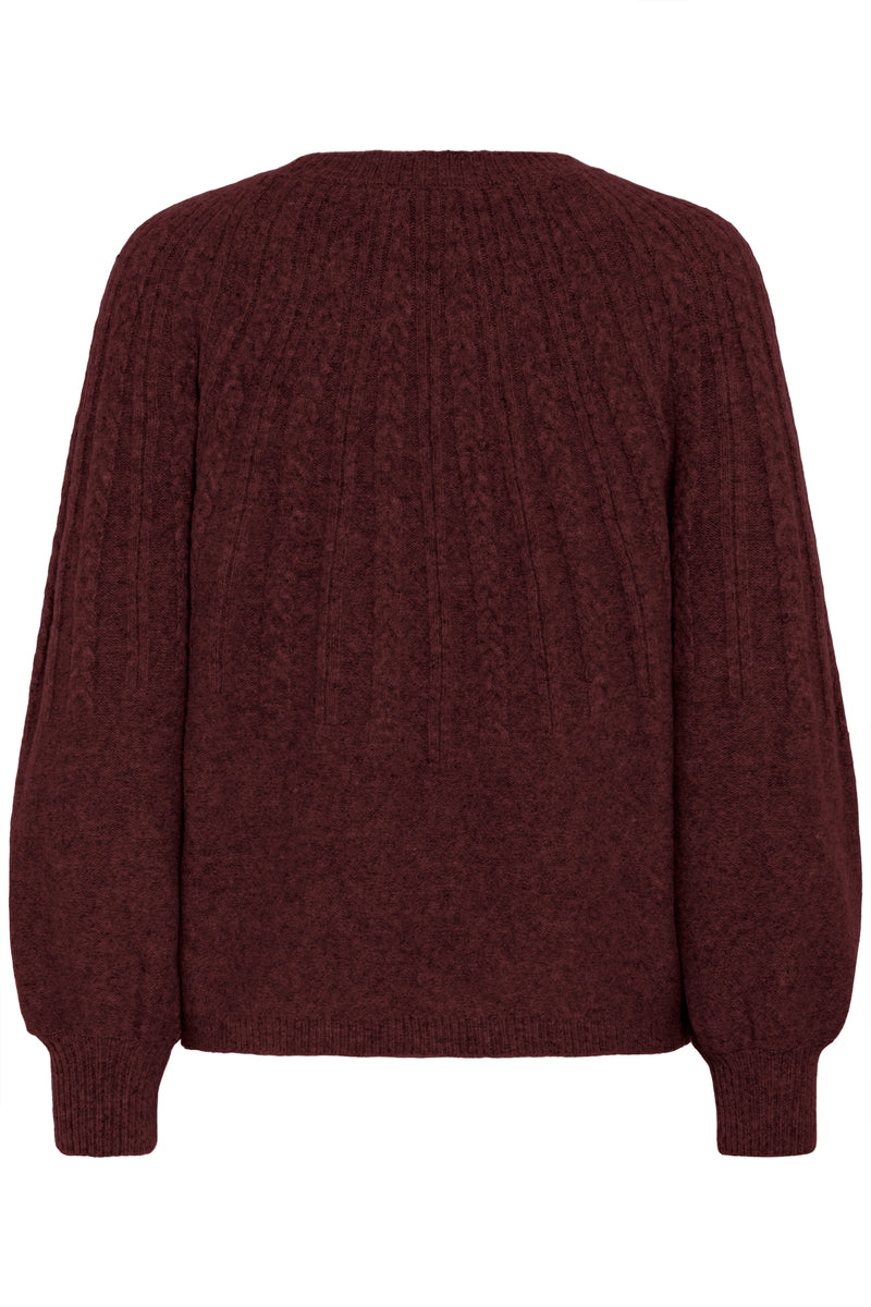 Magge Cable Jumper - Port Royale Melange