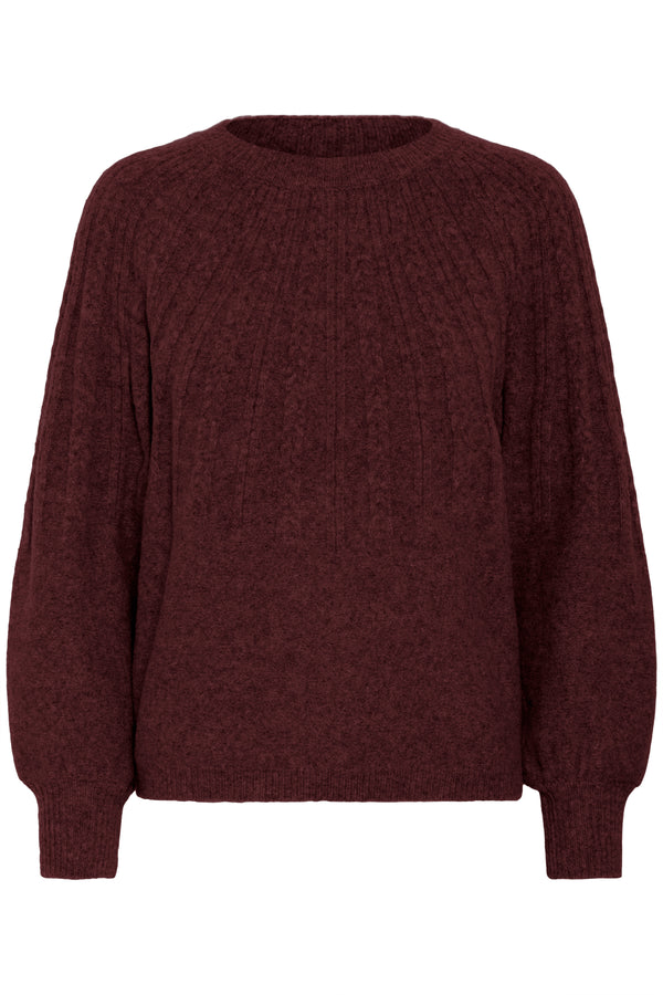 Magge Cable Jumper - Port Royale Melange