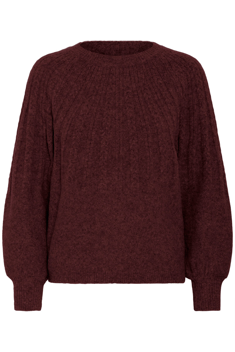 Magge Cable Jumper - Port Royale Melange