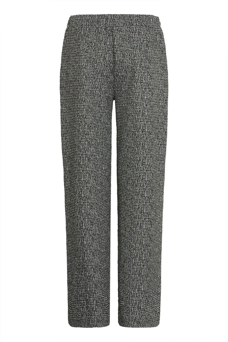 Rowan Button Trousers - Meteorite Salt and Pepper