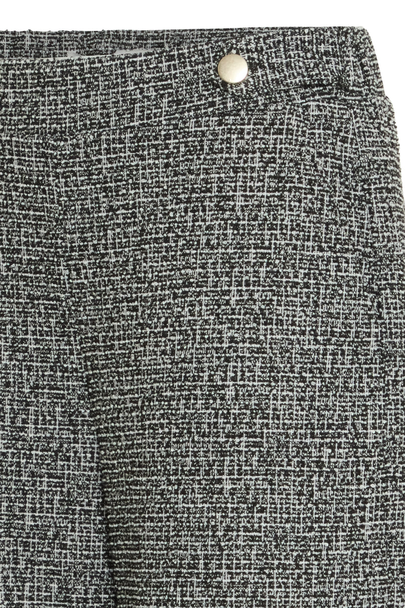 Rowan Button Trousers - Meteorite Salt and Pepper