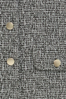 Rowan Button Jacket - Meteorite Salt and Pepper