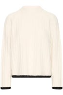 Marianne Rib Jumper - Birch/meteorite Stripe