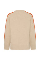 Otari Contrast Jumper - Humus Melange