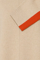 Otari Contrast Jumper - Humus Melange