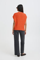 Millers Button Vest - Pureed Pumpkin Melange