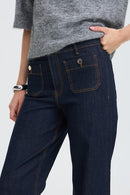 Komma 2 Pocket Jeans - Rinse Blue Denim