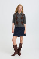 Ofira Cardigan - Dark Grey Melange