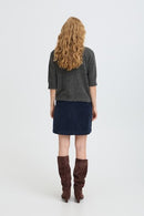 Ofira Cardigan - Dark Grey Melange