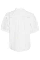 Byfrankie Ss Shirt - Marshmallow