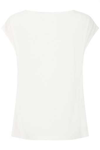 Perl Pleat Tee - Marshmallow