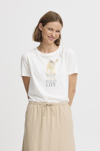 Sobbe Tiger T-Shirt - Marshmallow