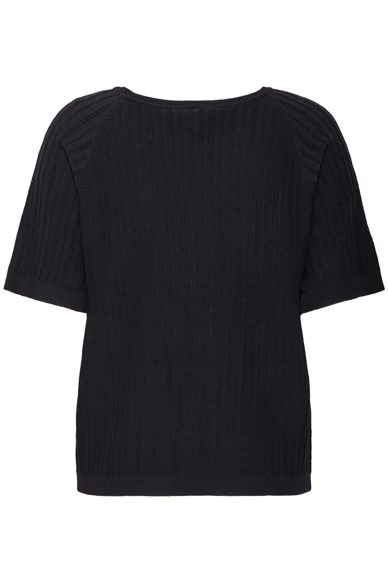 Byomanja Pointelle Jumper - Black