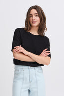 Byomanja Pointelle Jumper - Black
