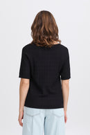 Byomanja Pointelle Jumper - Black