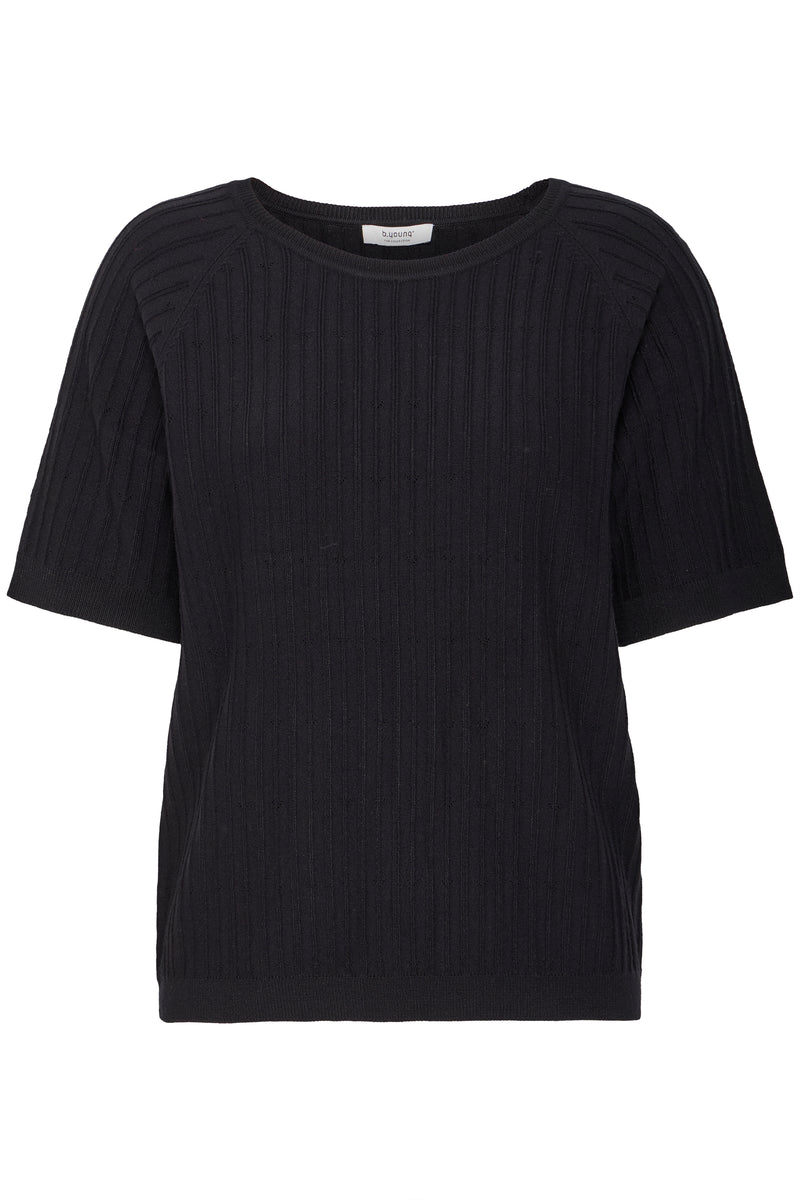 Byomanja Pointelle Jumper - Black