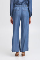 Bykosmo Wide Pants - Mid Blue Denim