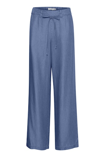 Bykosmo Wide Pants - Mid Blue Denim