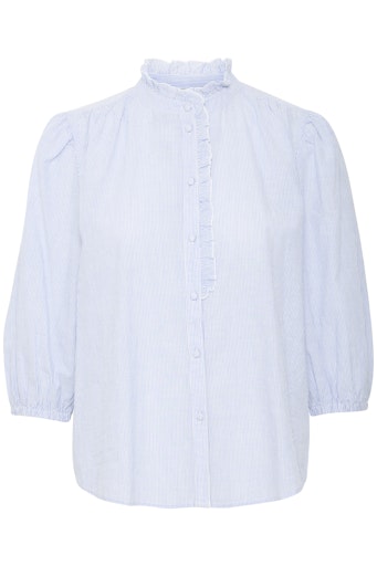 Imogen Ss Blouse - Silver Lake Blue