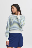 Magio Striped Jumper - Lemon Grass Mix