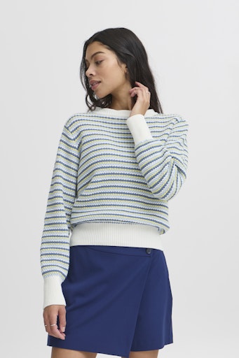 Magio Striped Jumper - Lemon Grass Mix