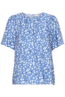 Ibano Blouse 3 - Blue Horizon Dits