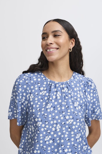 Ibano Blouse 3 - Blue Horizon Dits