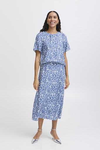 Ibano Blouse 3 - Blue Horizon Dits