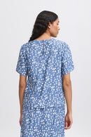 Ibano Blouse 3 - Blue Horizon Dits