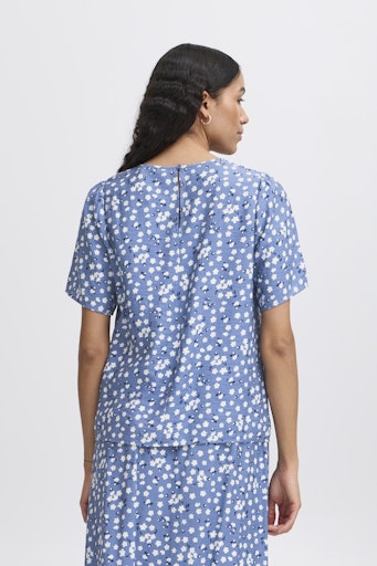 Ibano Blouse 3 - Blue Horizon Dits