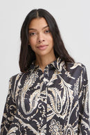 Flair Shirt - Black Paisley