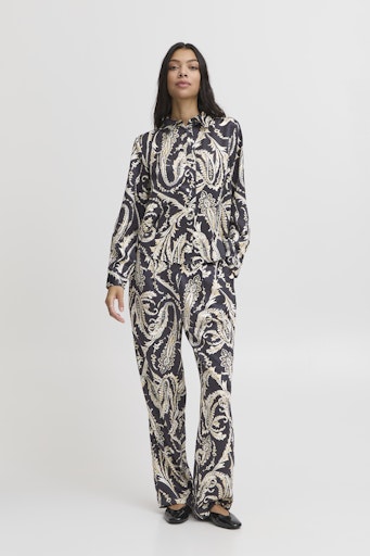 Flair Shirt - Black Paisley