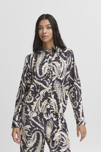 Flair Shirt - Black Paisley