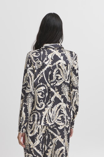 Flair Shirt - Black Paisley