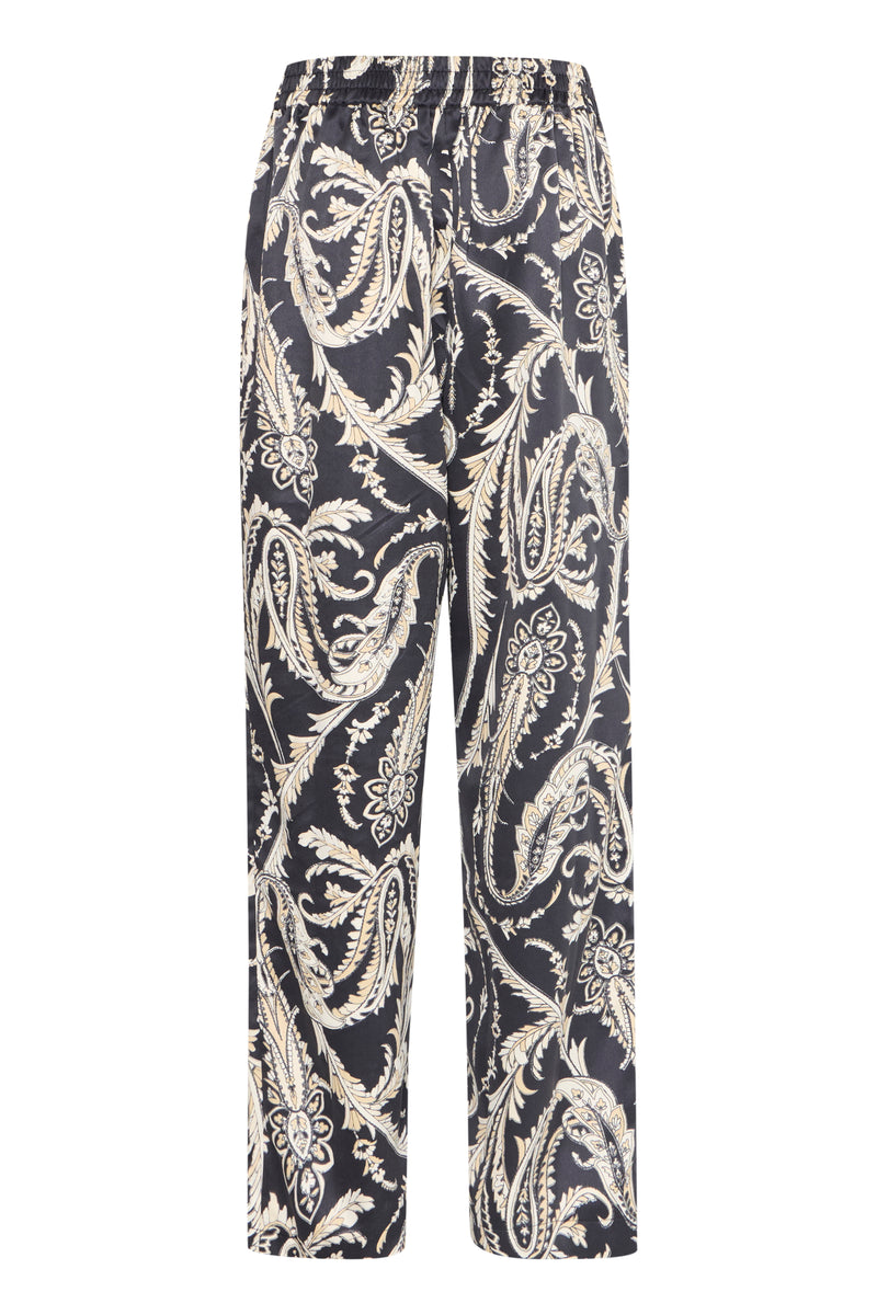 Byflair Pants - Black Paisley