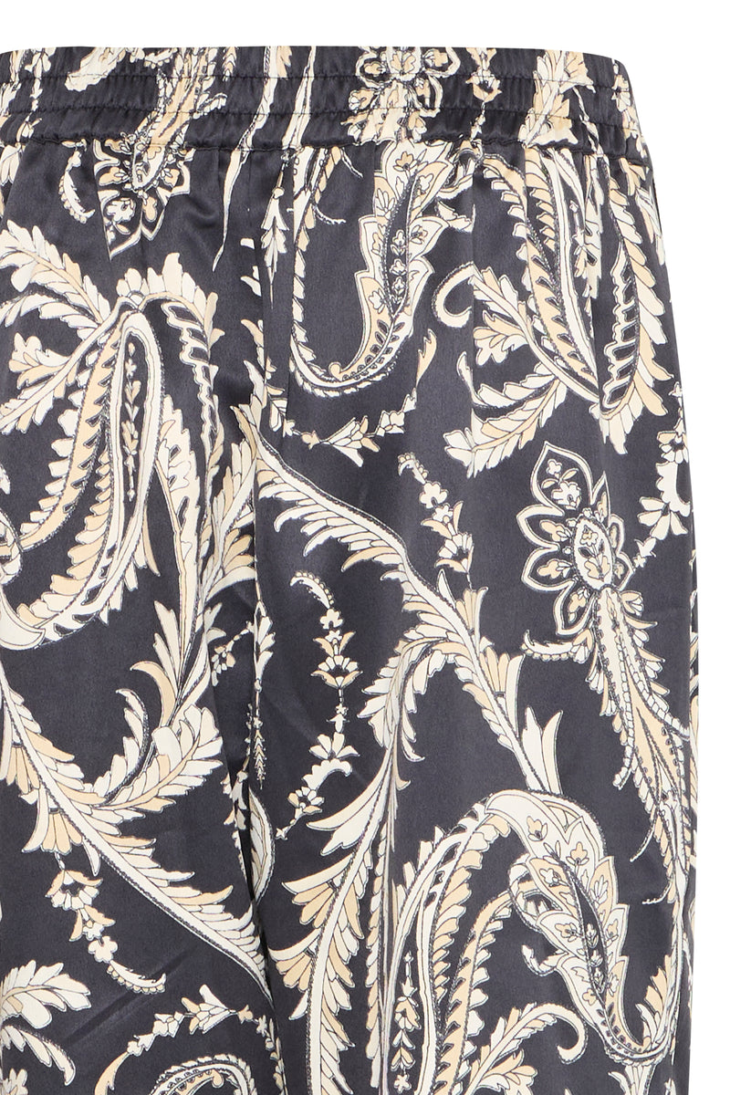 Byflair Pants - Black Paisley