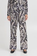Byflair Pants - Black Paisley