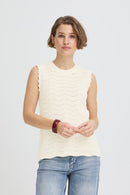 Nero Sleeveless Top - Birch
